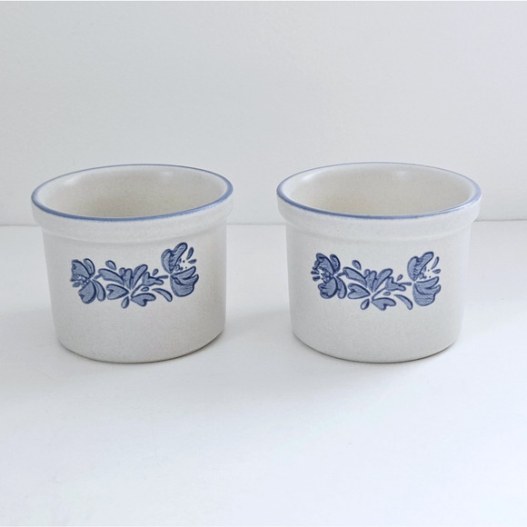 Vintage Pfaltzgraff Custard Cups Two Piece Yorktowne Replacement Ramekins #920 - Picture 1 of 9